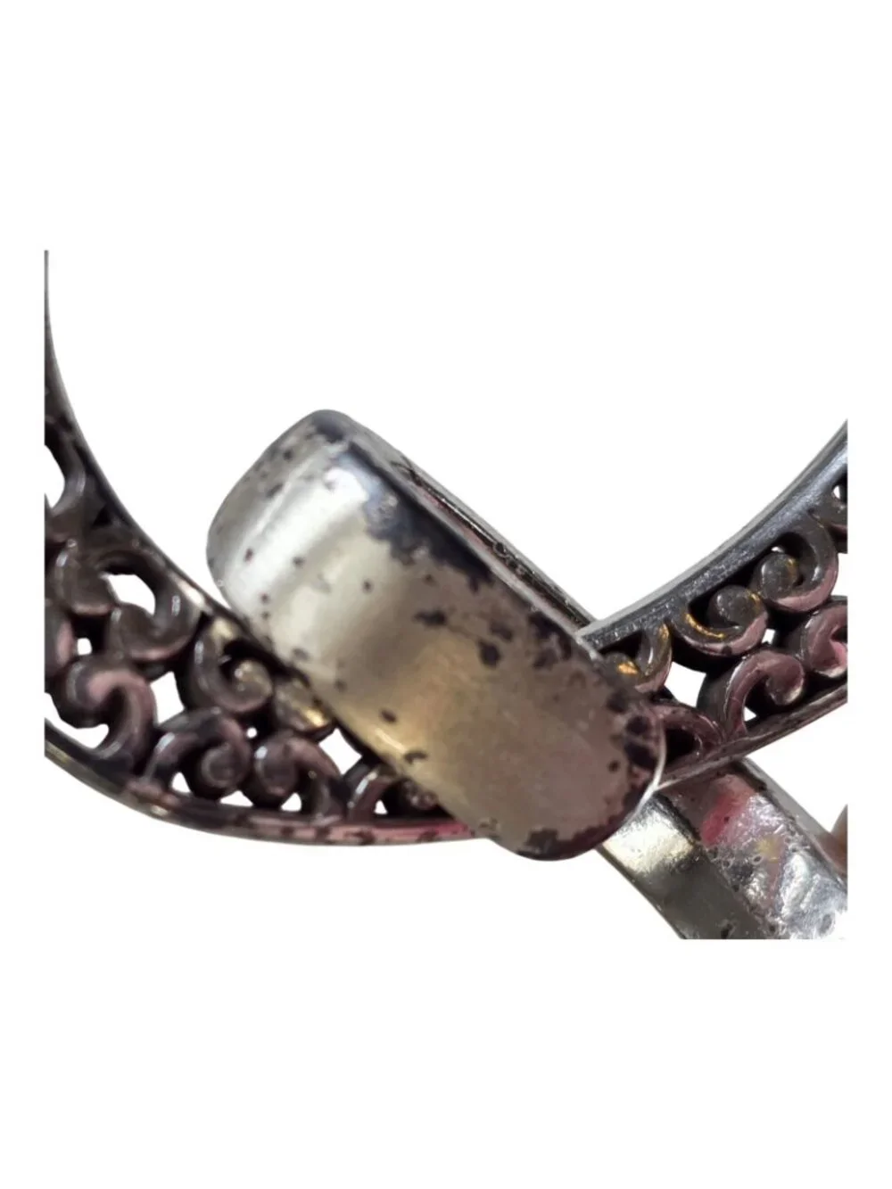 Women's - Brighton Brown & Silver Belt, Size Large